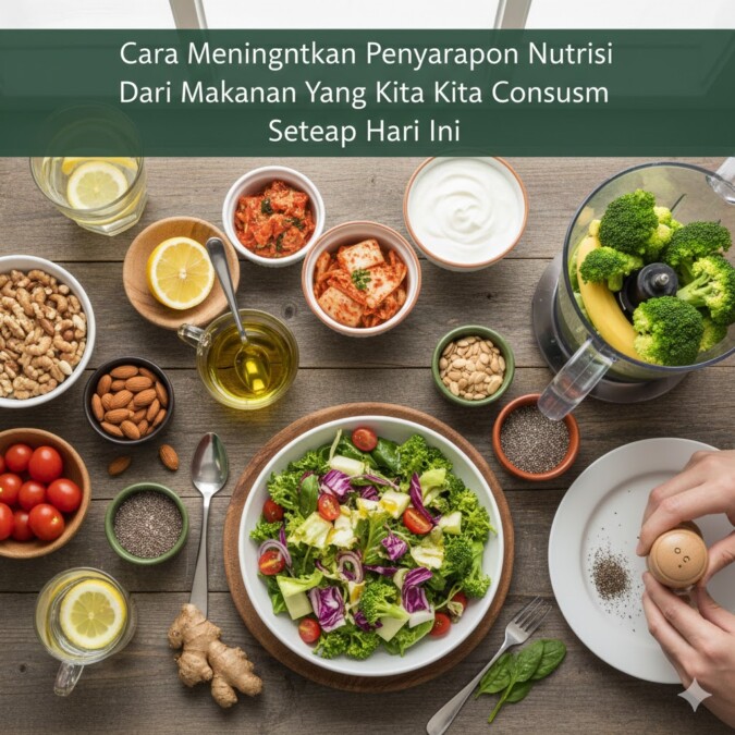 Cara Meningkatkan Penyerapan Nutrisi Dari Makanan Yang Kita Konsumsi Setiap Hari Ini
