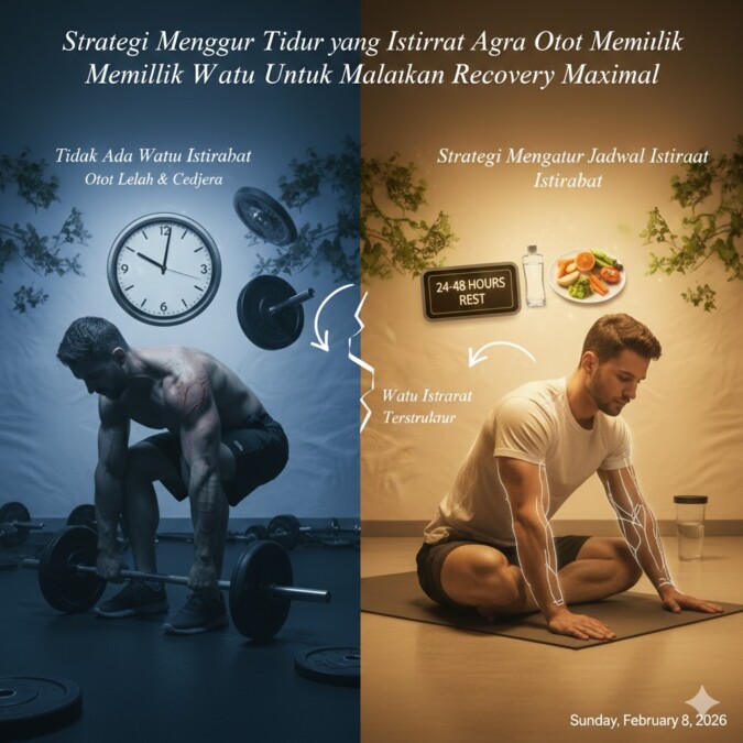 Strategi Mengatur Jadwal Istirahat Agar Otot Memiliki Waktu Untuk Melakukan Recovery Maksimal