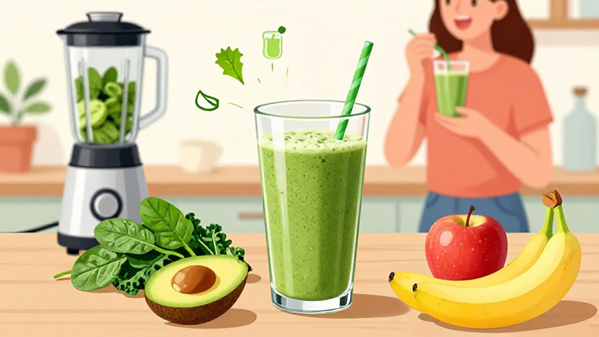 Resep-Smoothie-Hijau-Enak-untuk-Sarapan-Sehat-Penunjang-Diet
